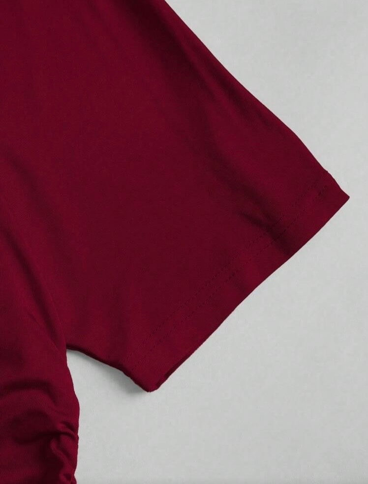 Sweetra Nouveau T-shirt décontracté printemps/été pour femmes, style à la mode de la haute rue, épaule asymétrique, coupe slim, polyvalent et confortable — vue 5