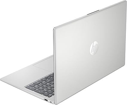HP 15-fc0005sf Ordinateur Portable 15,6" FHD, PC Portable (AMD Ryzen 5 7520U, RAM 8 Go, SSD 512 Go, AMD Radeon Graphics, Windows 11), Laptop Argent, Clavier AZERTY — vue 3
