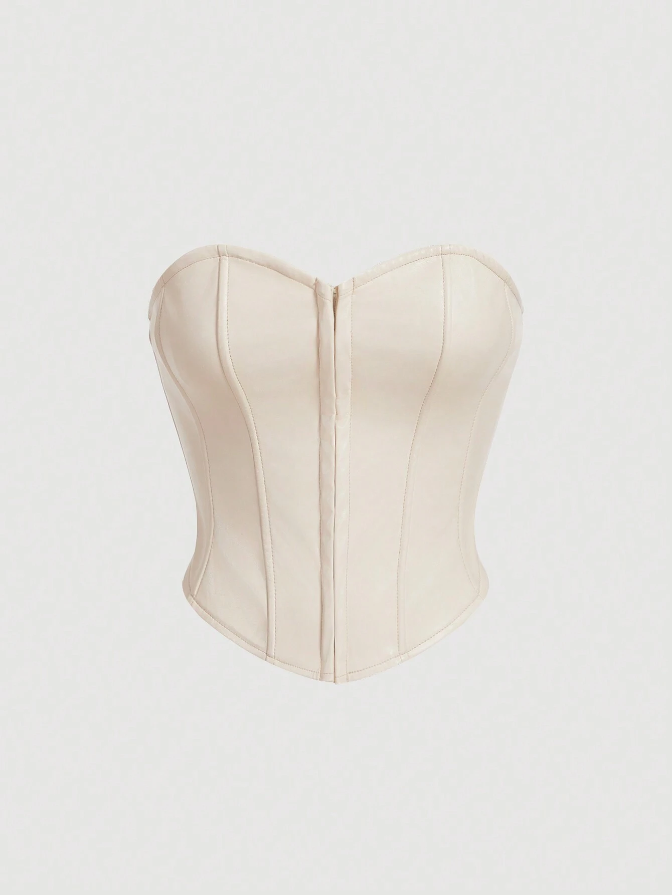 SHEIN MOD Top Corset Boutonné Devant Pour Dames — vue 5