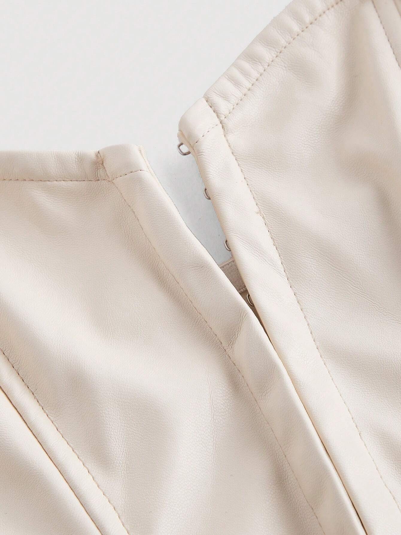 SHEIN MOD Top Corset Boutonné Devant Pour Dames — vue 6