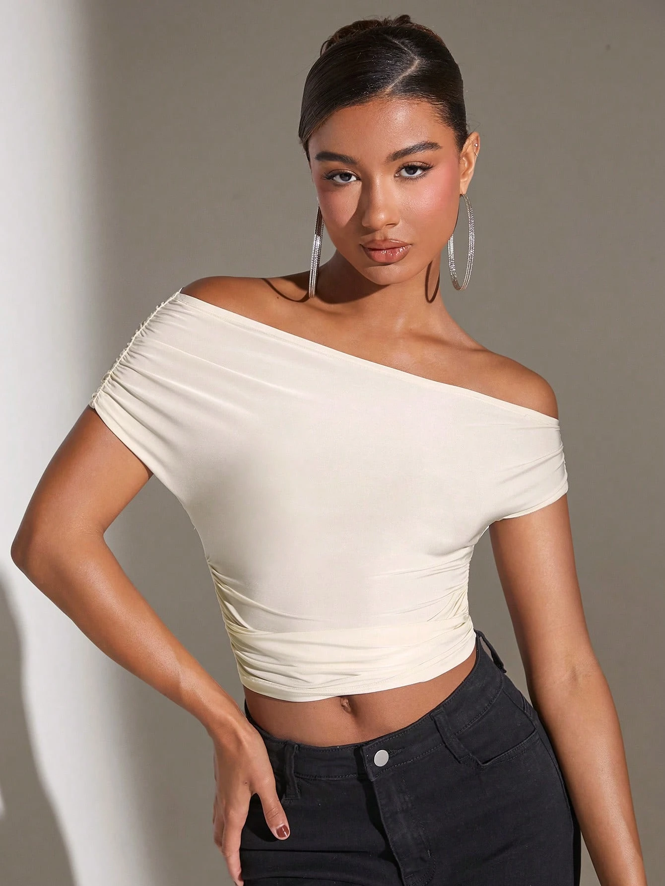 BAE Haut Coupe Slim À Épaules Dénudées Pour Femme — vue 3