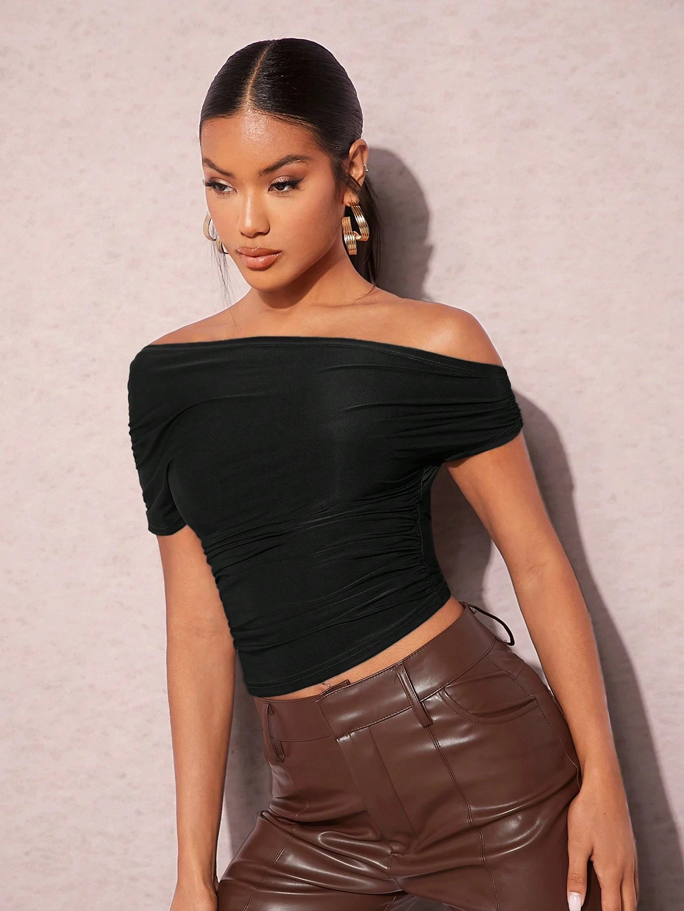 BAE Haut Coupe Slim À Épaules Dénudées Pour Femme — vue 9