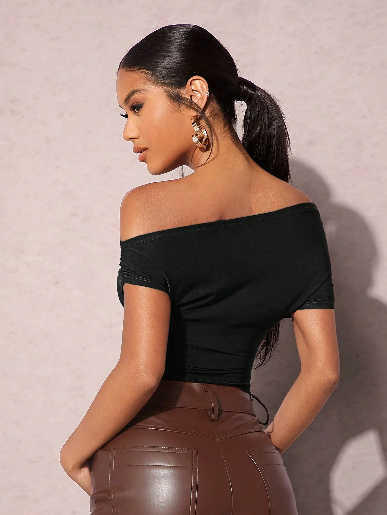 BAE Haut Coupe Slim À Épaules Dénudées Pour Femme — vue 10