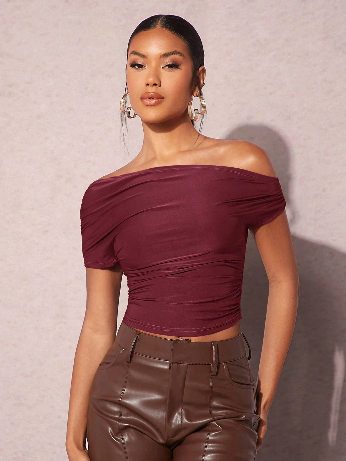 BAE Haut Coupe Slim À Épaules Dénudées Pour Femme — vue 11