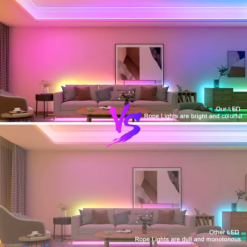 Guirlande Lumineuse LED avec Commande par Application/Télécommande — vue 2