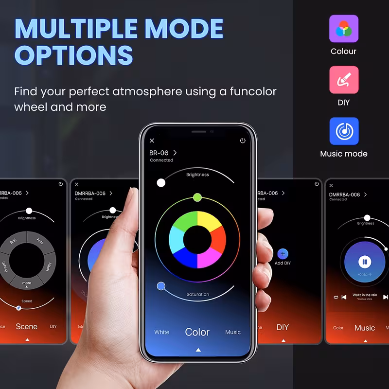 Guirlande Lumineuse LED avec Commande par Application/Télécommande — vue 3
