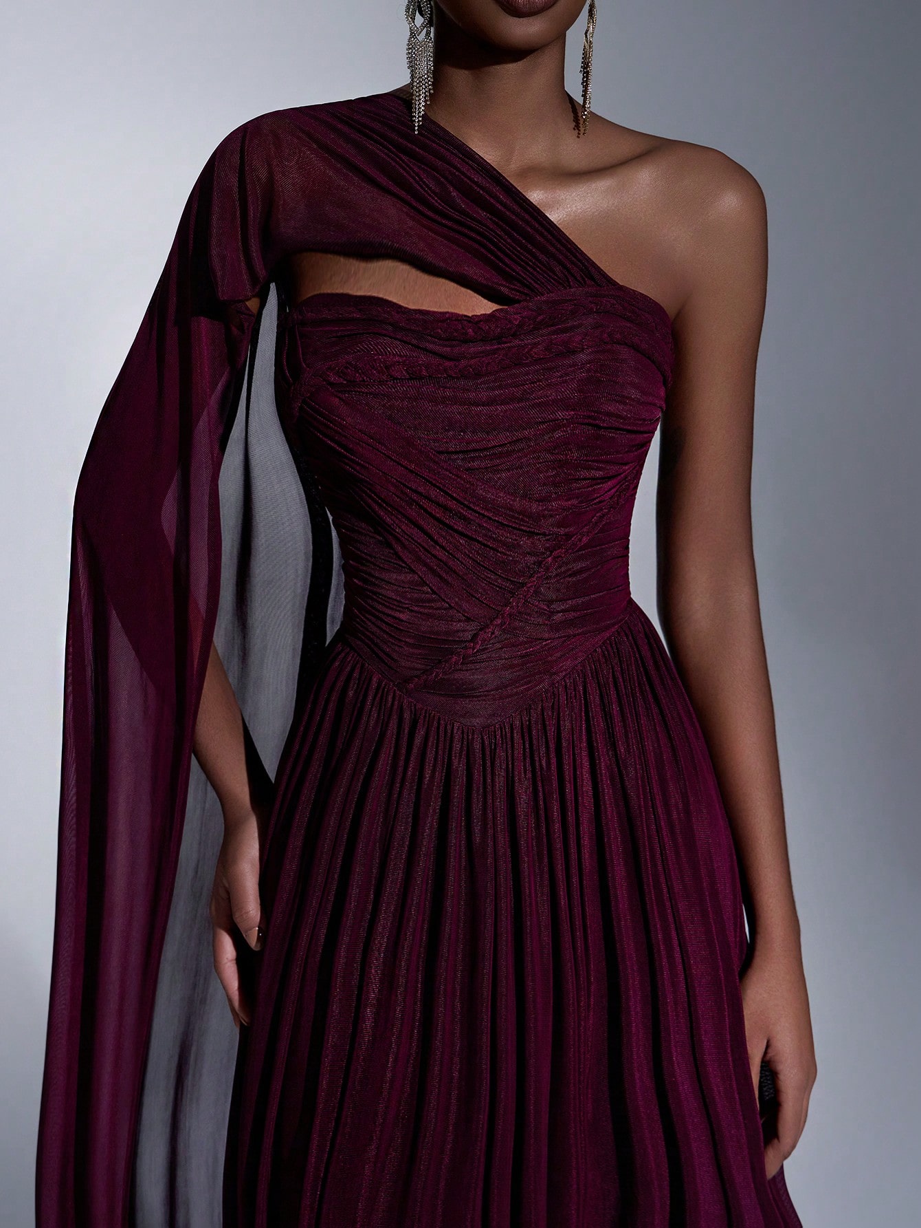 Elitara Élégante et luxueuse ceinture de taille en velours avec appliqué de perles — vue 9