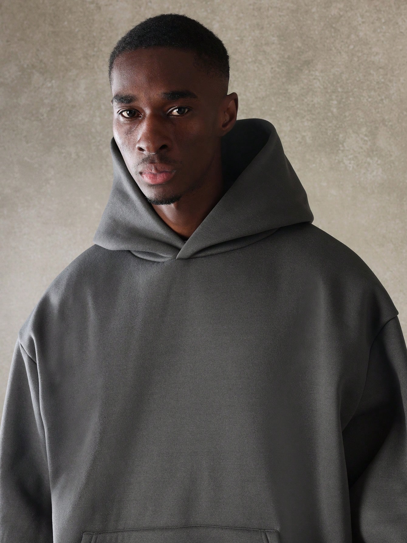 SUMWON Ensemble coordonné essentiel avec sweat-shirt à capuche et jogger à entre-jambe — vue 12