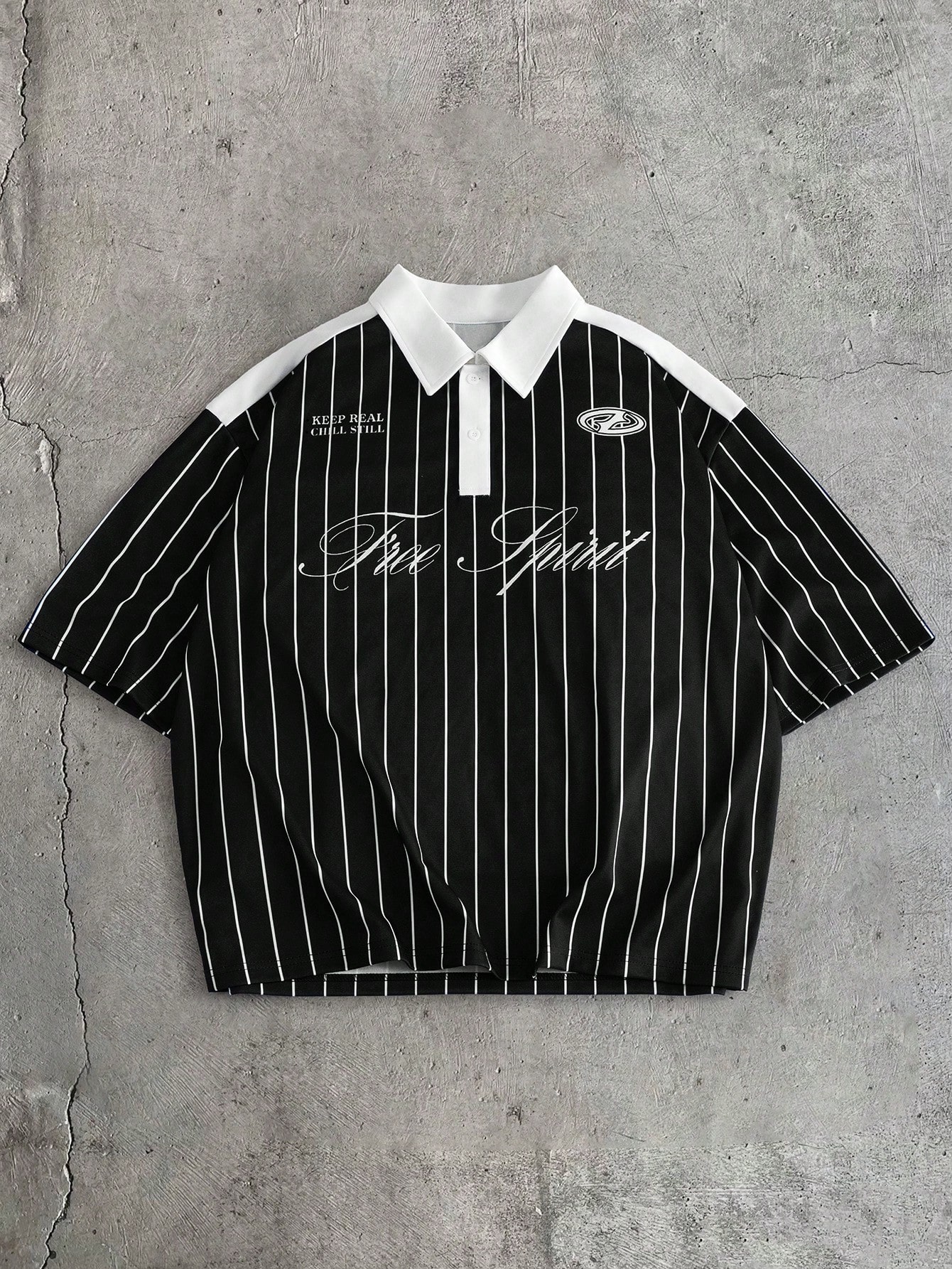 AXEPEAK Polo homme élégant et à la mode à blocs de couleurs, polyvalent — vue 10