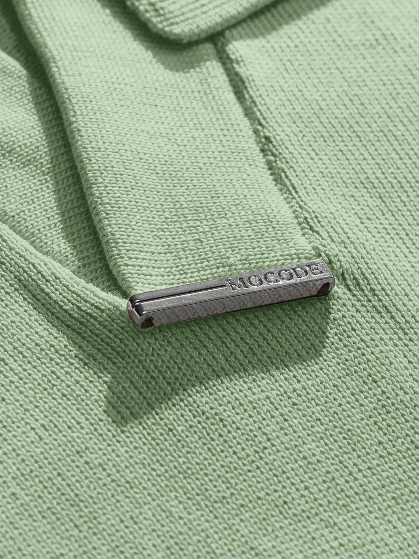 Manfinity RebelGame Top tricoté décontracté à manches courtes avec col polo de couleur — vue 5