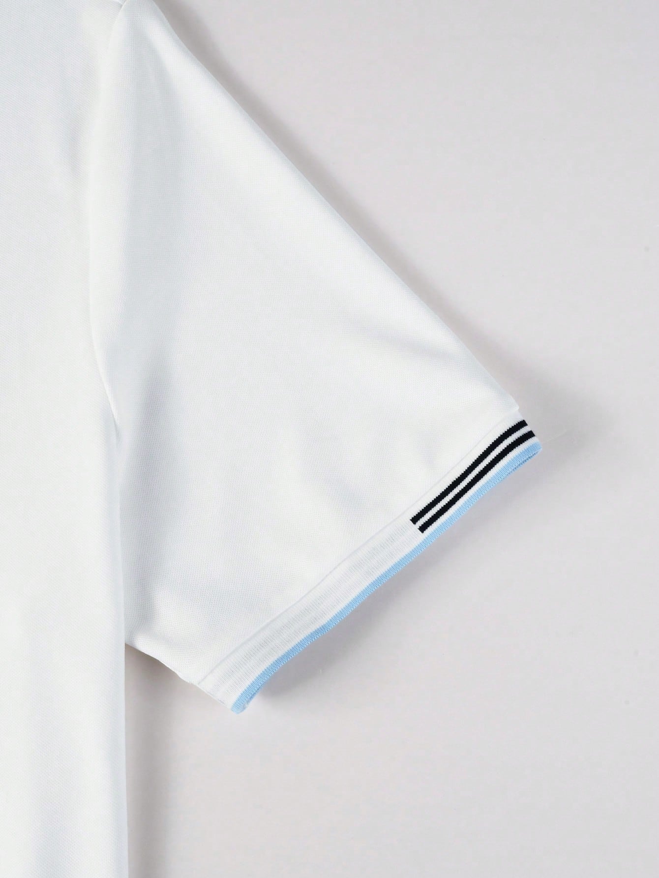 Calvornis Polo formel décontracté d'été pour hommes à manches courtes avec garniture — vue 2