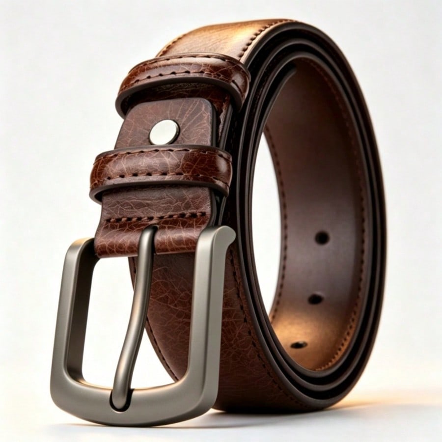 Ceinture à boucle en alliage pour hommes - Accessoire à la mode, sportif et durable, — vue 9