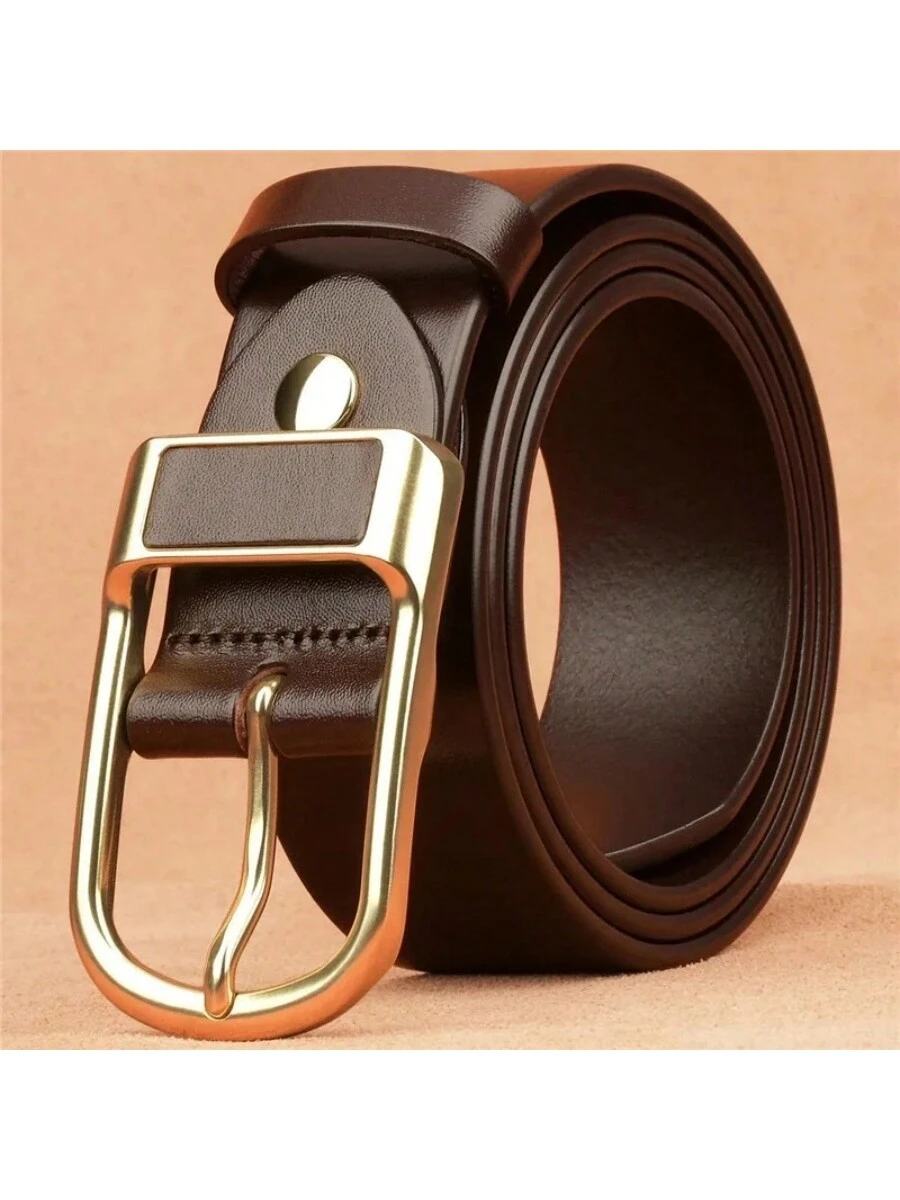 Ceinture décontractée pour hommes, style denim, design à boucle à épingle, style vintage