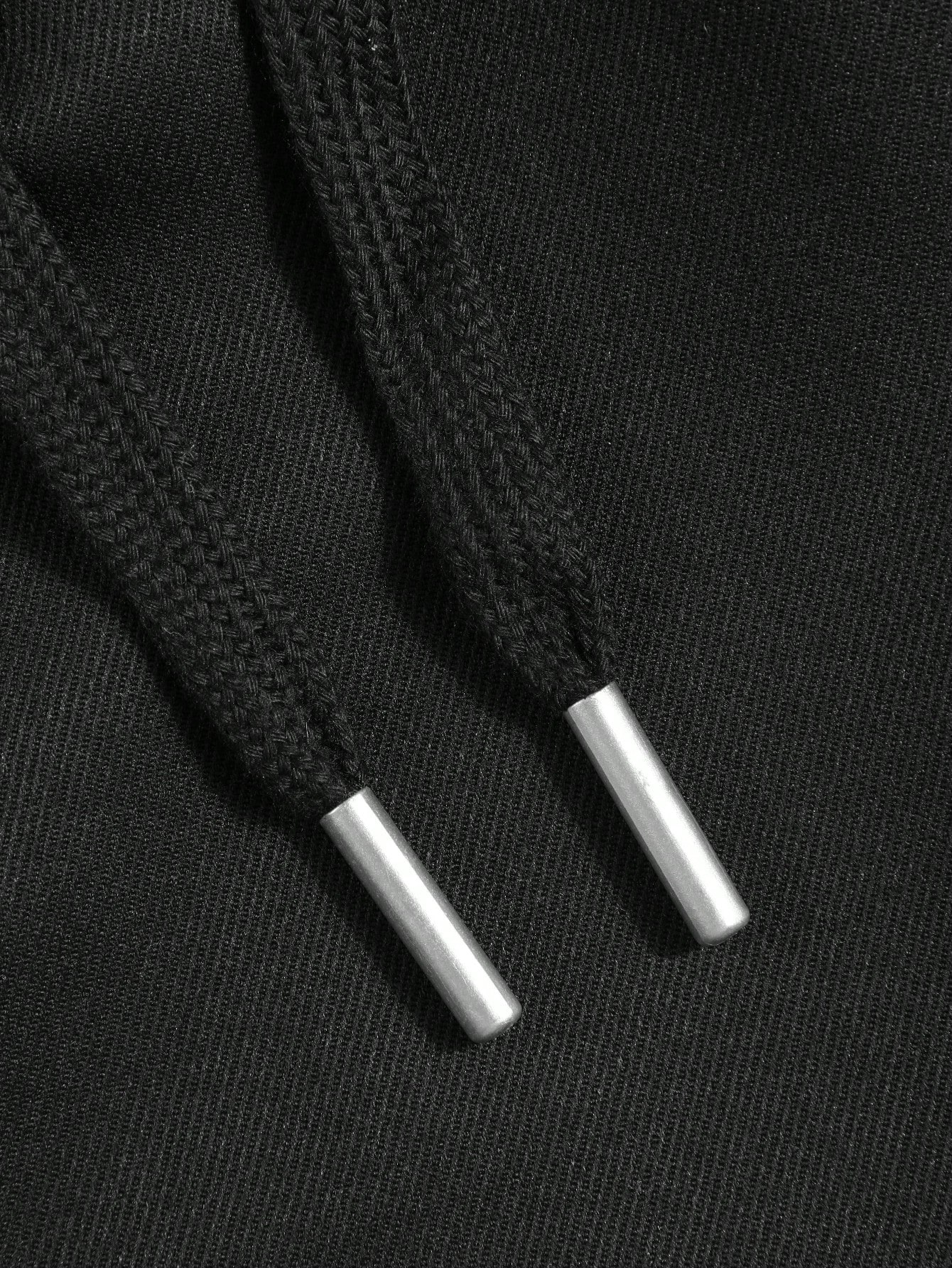 Pantalon cargo ample à taille élastique et poches rabattables pour hommes, couleur unie — vue 9