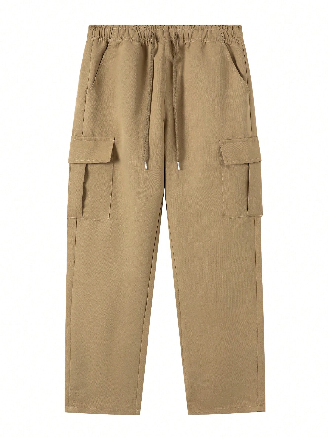 Pantalon cargo ample pour hommes avec poches et cordon de serrage à la taille, pantalon — vue 4