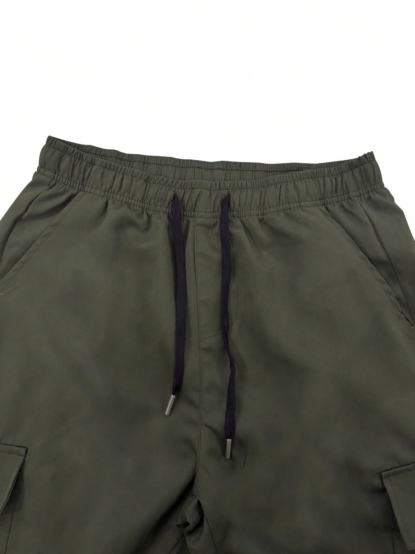 Pantalon cargo ample pour hommes avec poches et cordon de serrage à la taille, pantalon — vue 8
