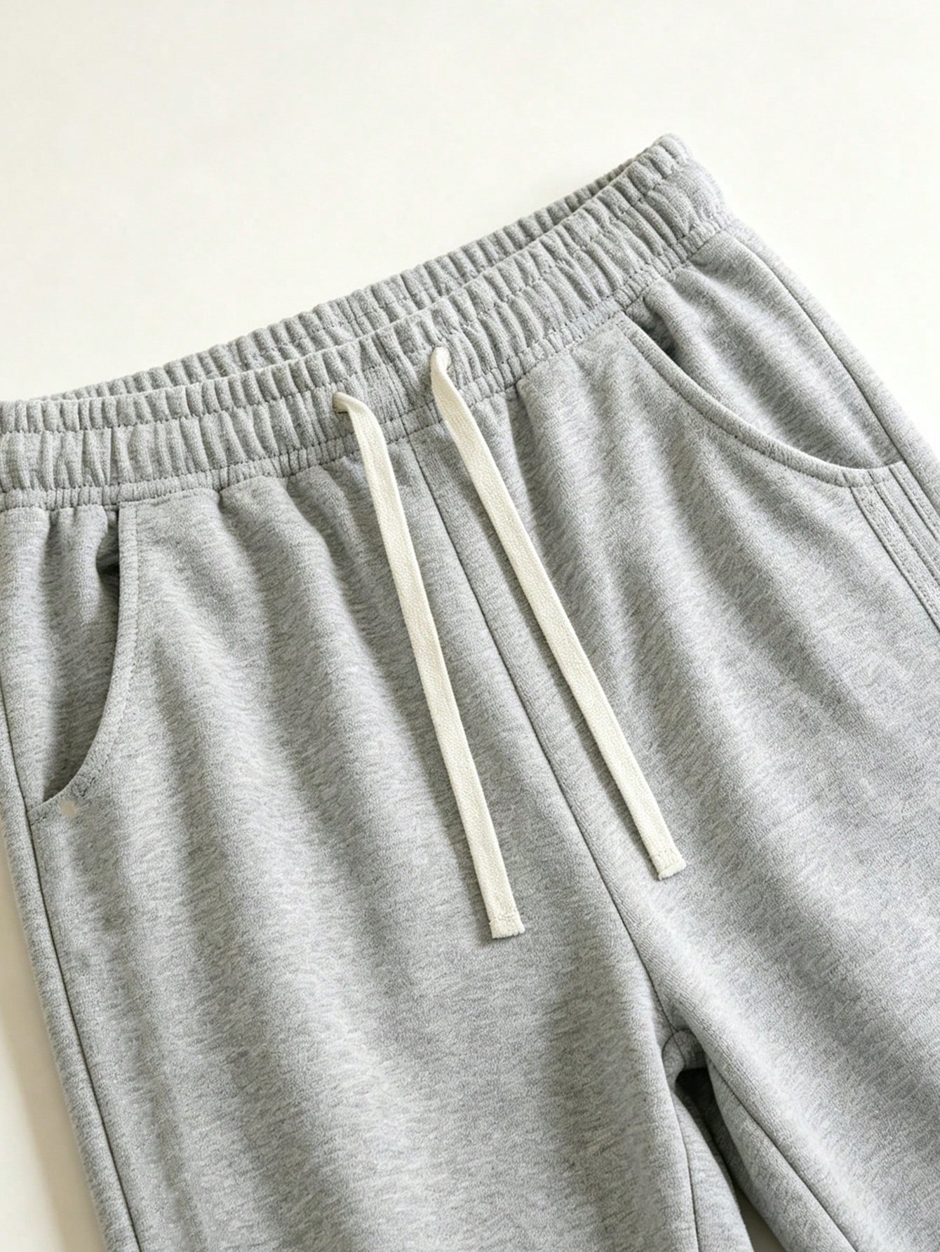 Pantalon de survêtement de sport à jambes larges, doux, respirant et drapé pour hommes, — vue 6
