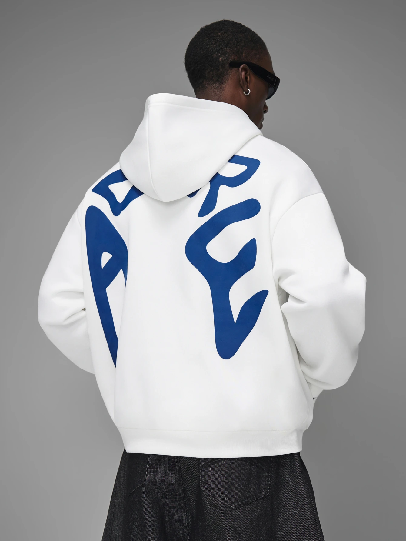 STYNVO sweat-shirt à capuche décontracté à manches longues avec poche et imprimé lettres — vue 6