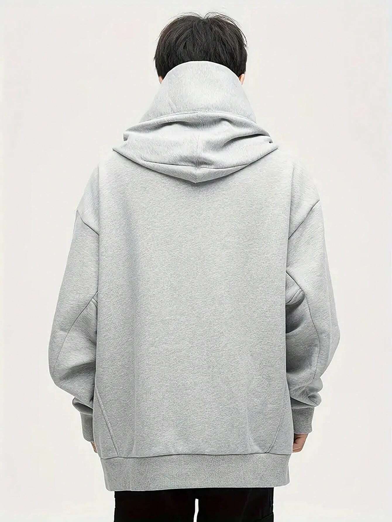 Sweat-shirt à capuche polyester léger, doux et polyvalent, mode décontractée et — vue 2
