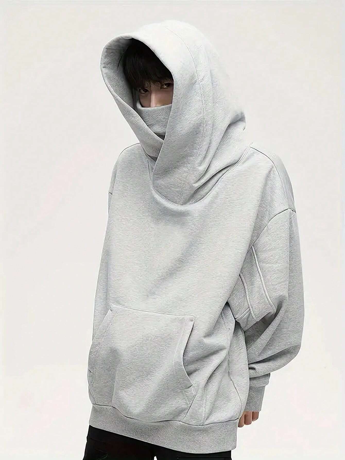Sweat-shirt à capuche polyester léger, doux et polyvalent, mode décontractée et — vue 3
