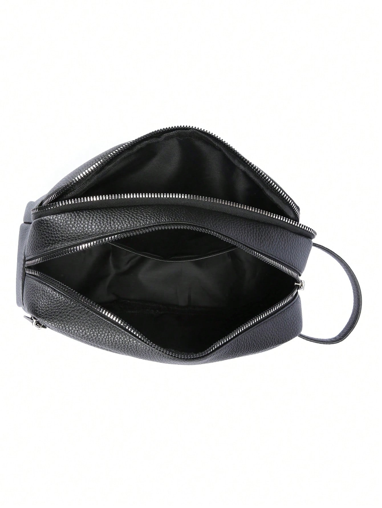 Sac de taille décontracté en PU pour hommes, sac de poitrine polyvalent de style — vue 8