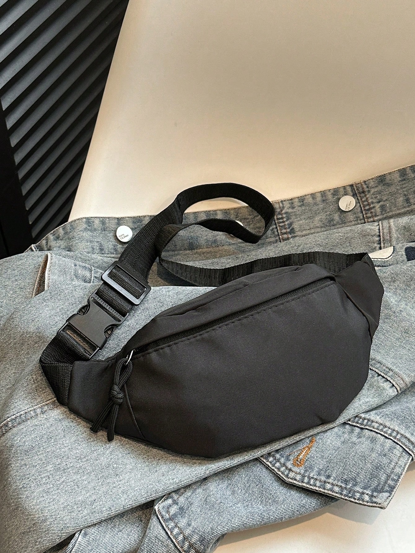 Sac à épaule minimaliste et décontracté pour hommes, Sac bandoulière pour téléphone pour — vue 2