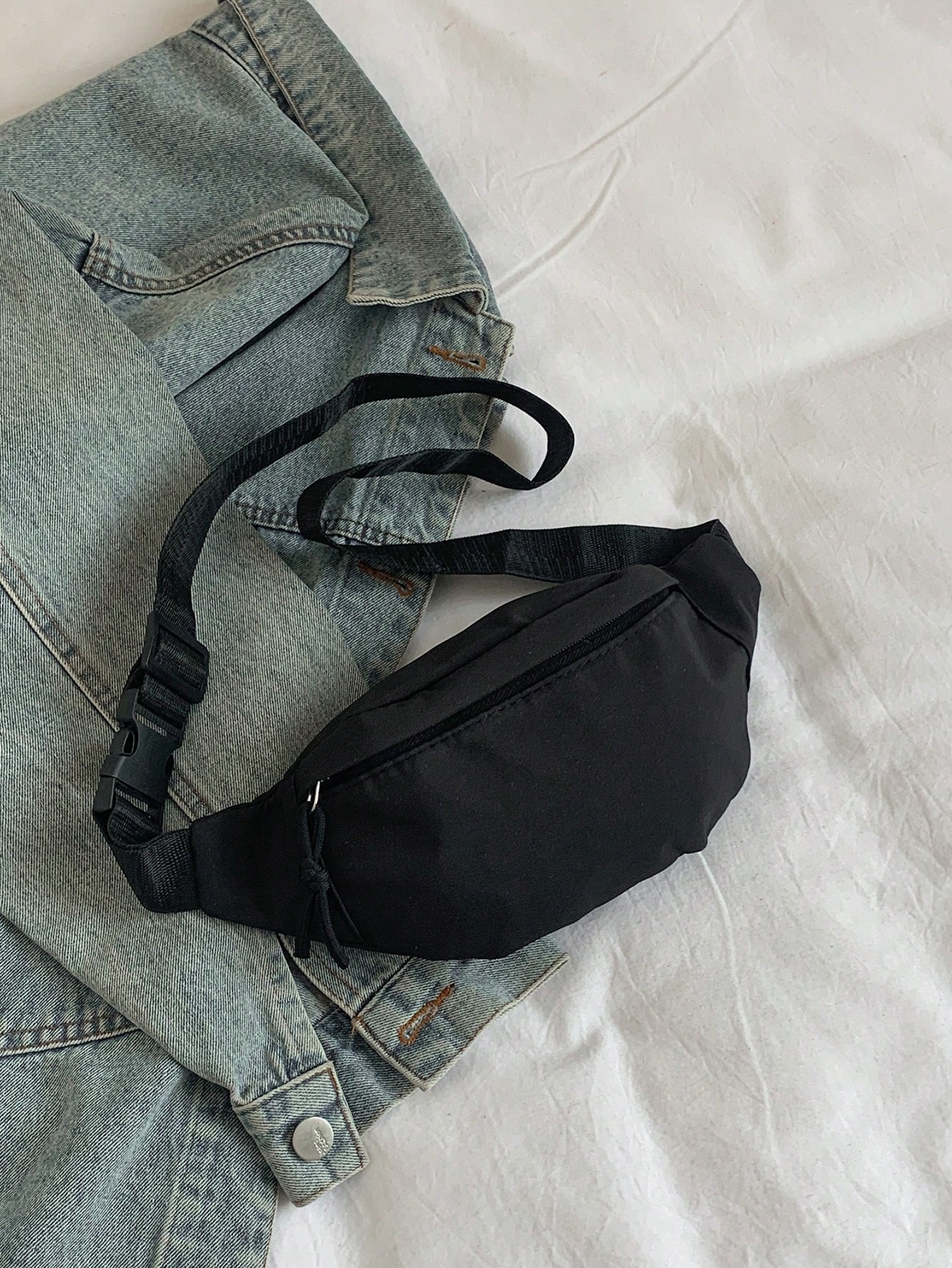 Sac à épaule minimaliste et décontracté pour hommes, Sac bandoulière pour téléphone pour — vue 4