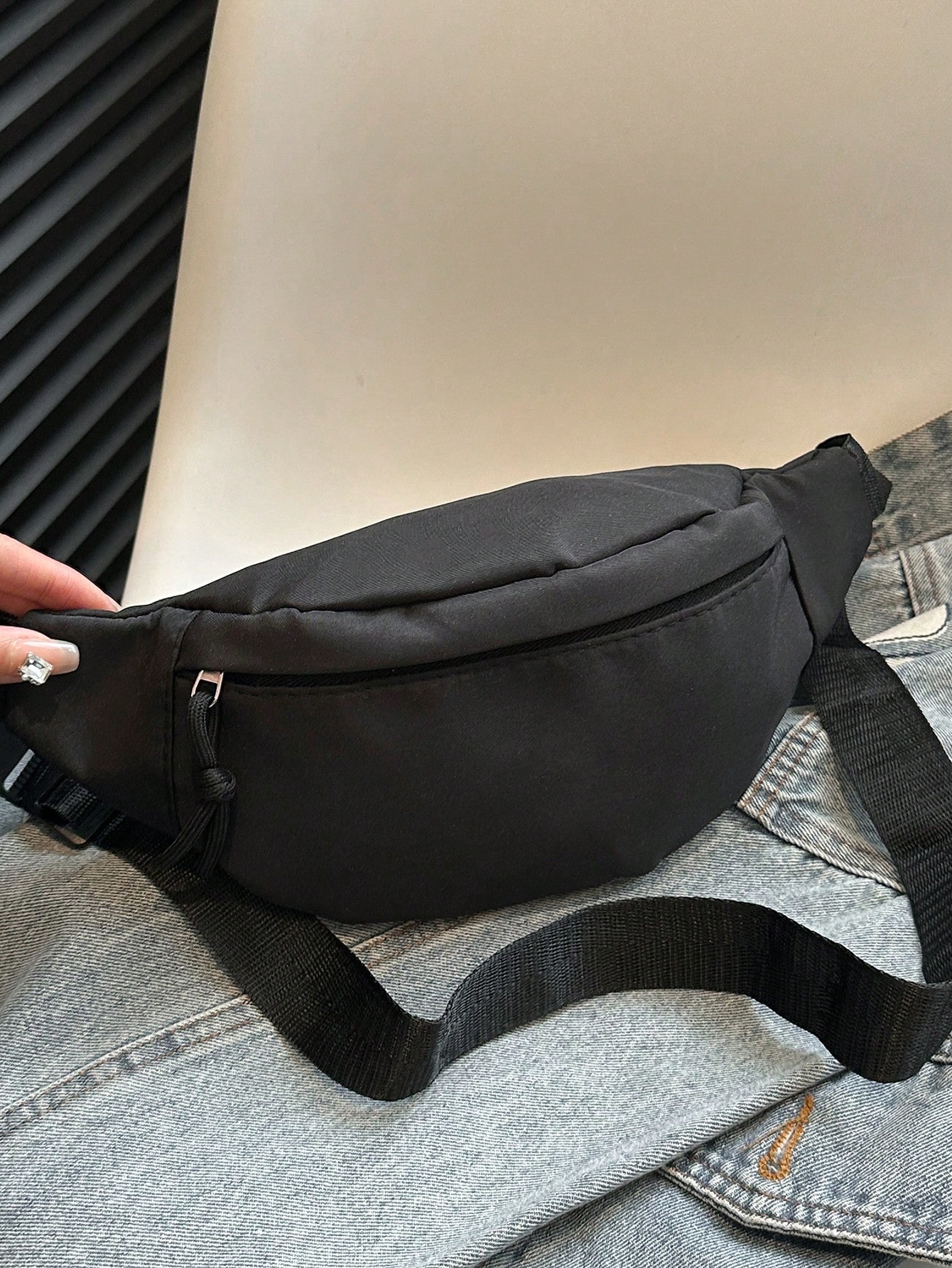 Sac à épaule minimaliste et décontracté pour hommes, Sac bandoulière pour téléphone pour — vue 5