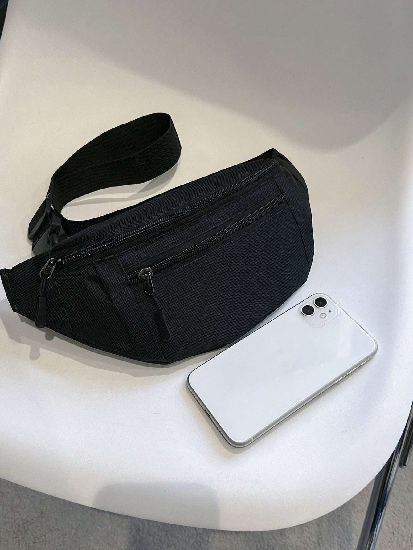 Sac à épaule minimaliste et décontracté pour hommes, Sac bandoulière pour téléphone pour — vue 8
