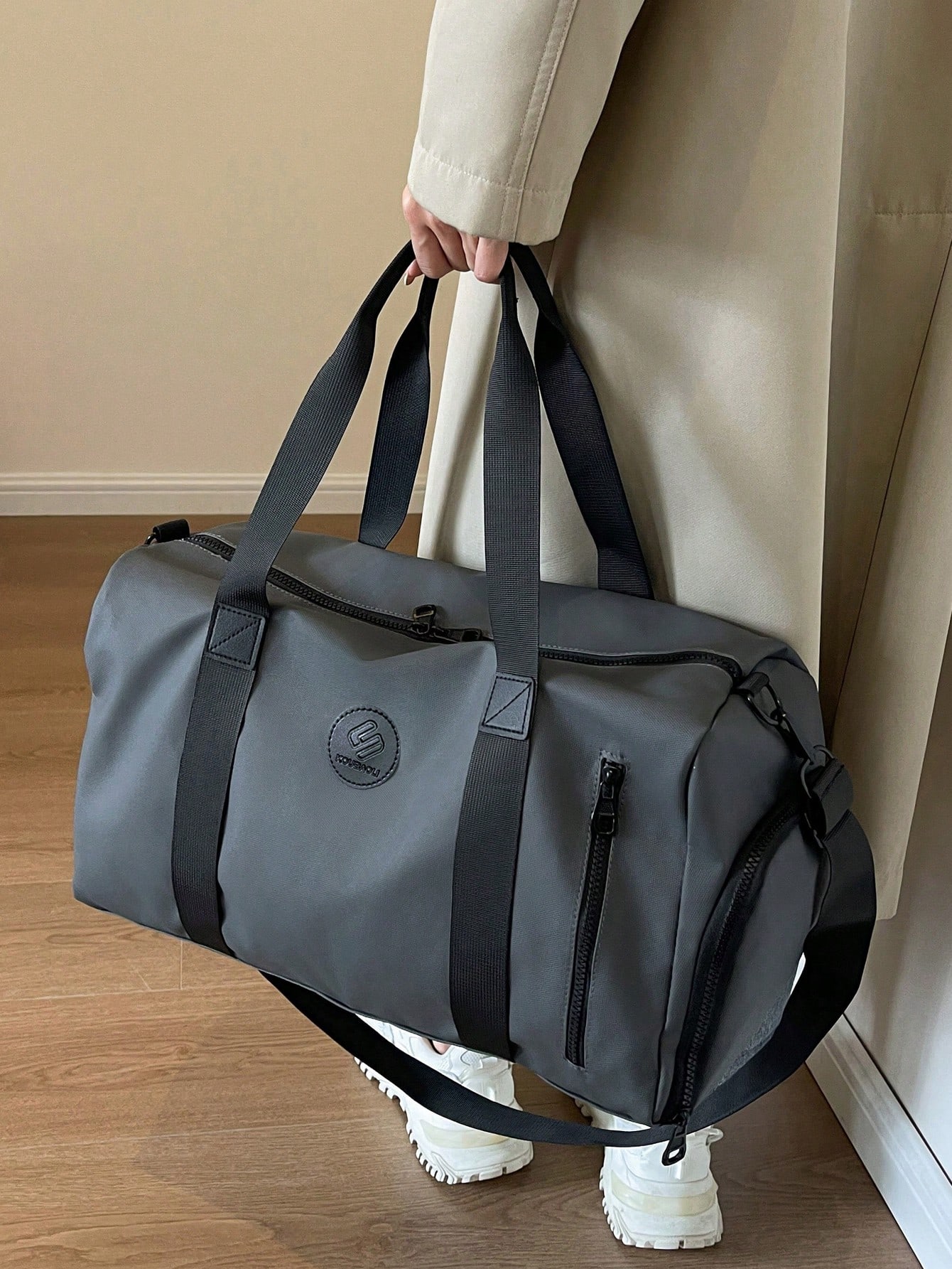 Sac de voyage grande capacité à poches multiples, sac de voyage portable, sac de sport — vue 13