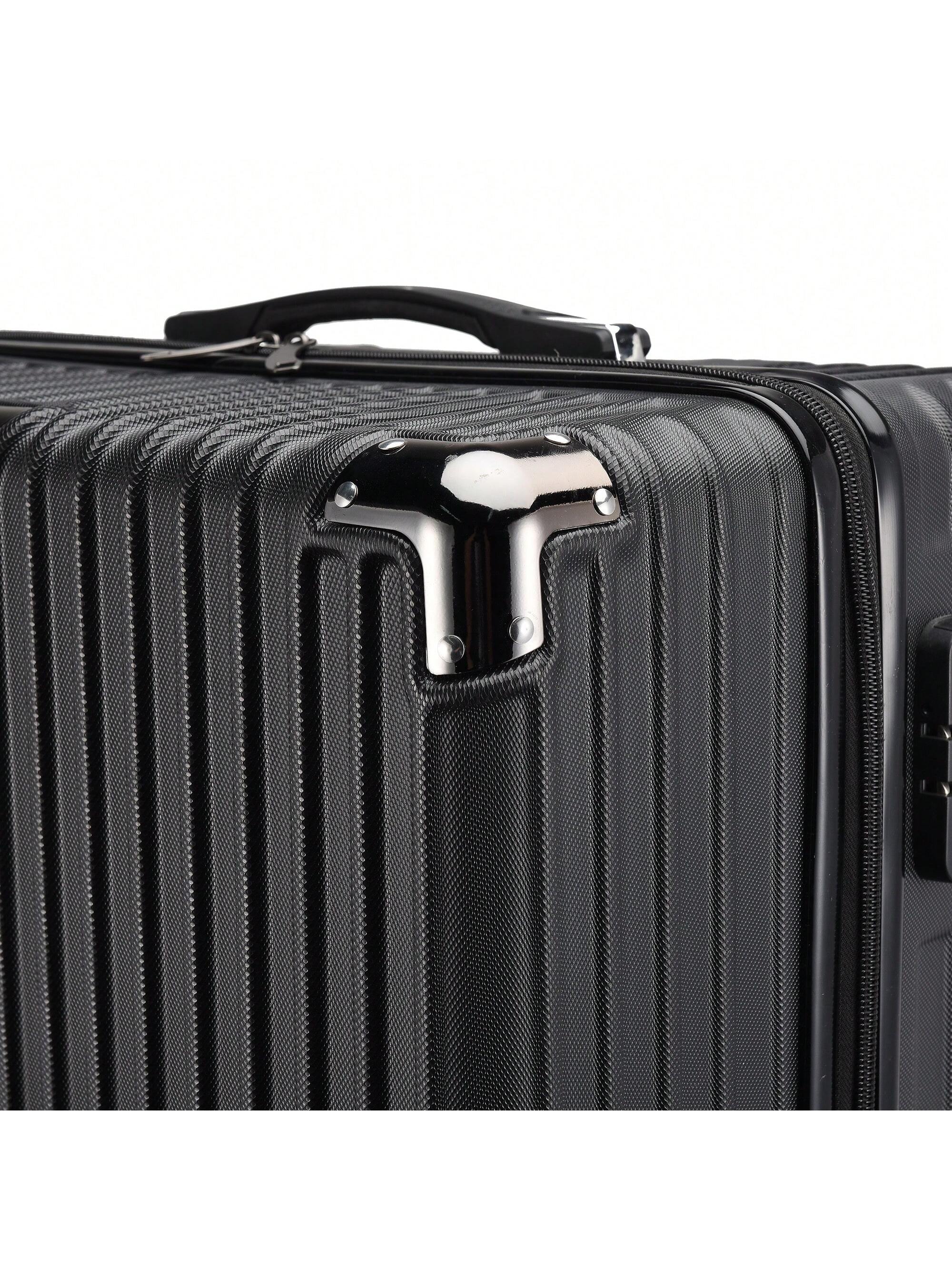 Ensemble de 3 chariots portables en ABS de base, 20", 24", 28", 4 roues universelles, — vue 7