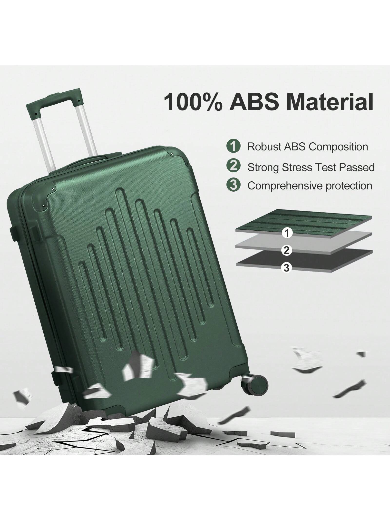 Ensemble de bagages 2 pièces (20"+12") Valises de voyage en soute, bagages à main légers — vue 9