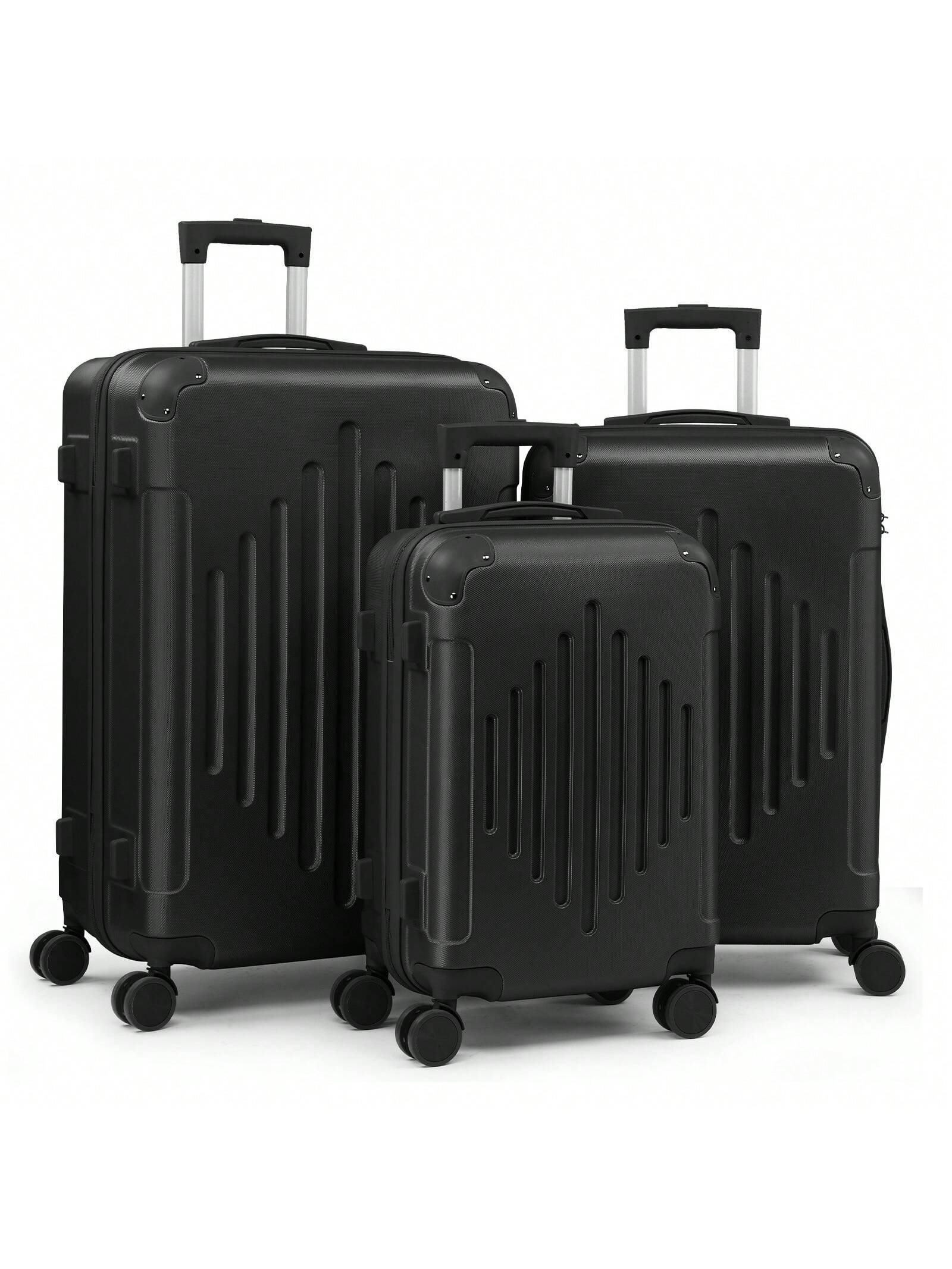 Valise de voyage 3/1 pièces avec protections d'angle, 20/24/28 pouces, coque rigide, — vue 15