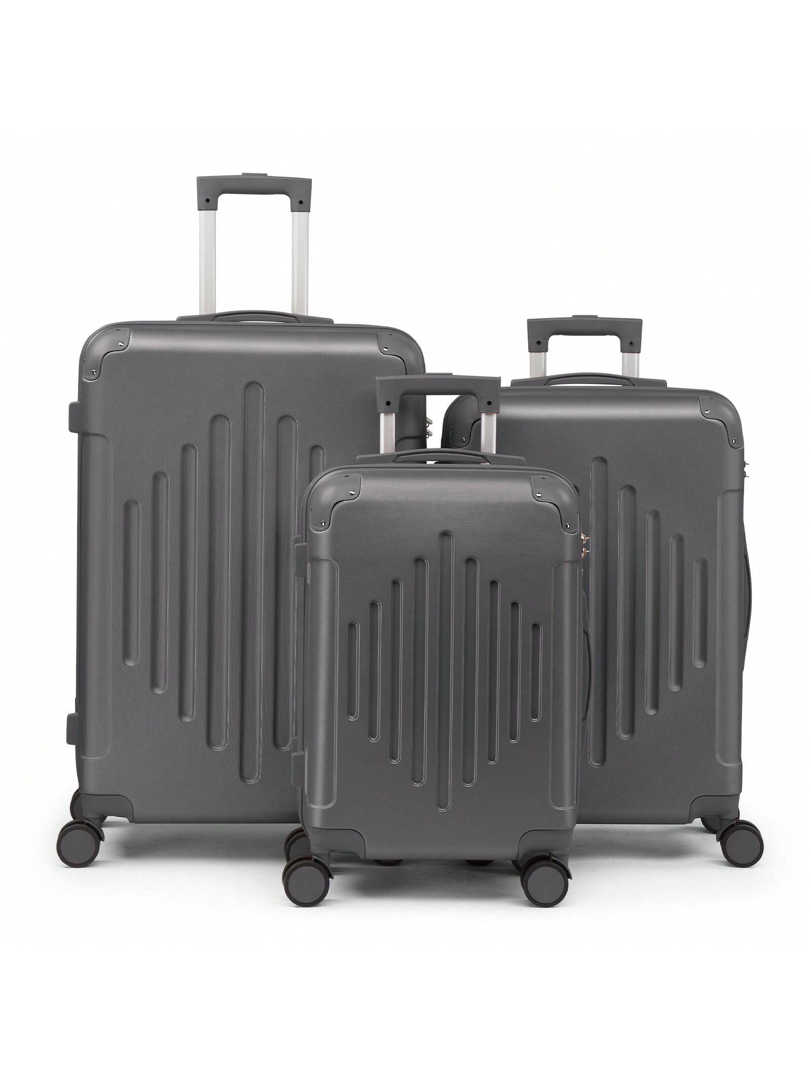 Valise de voyage 3/1 pièces avec protections d'angle, 20/24/28 pouces, coque rigide, — vue 11