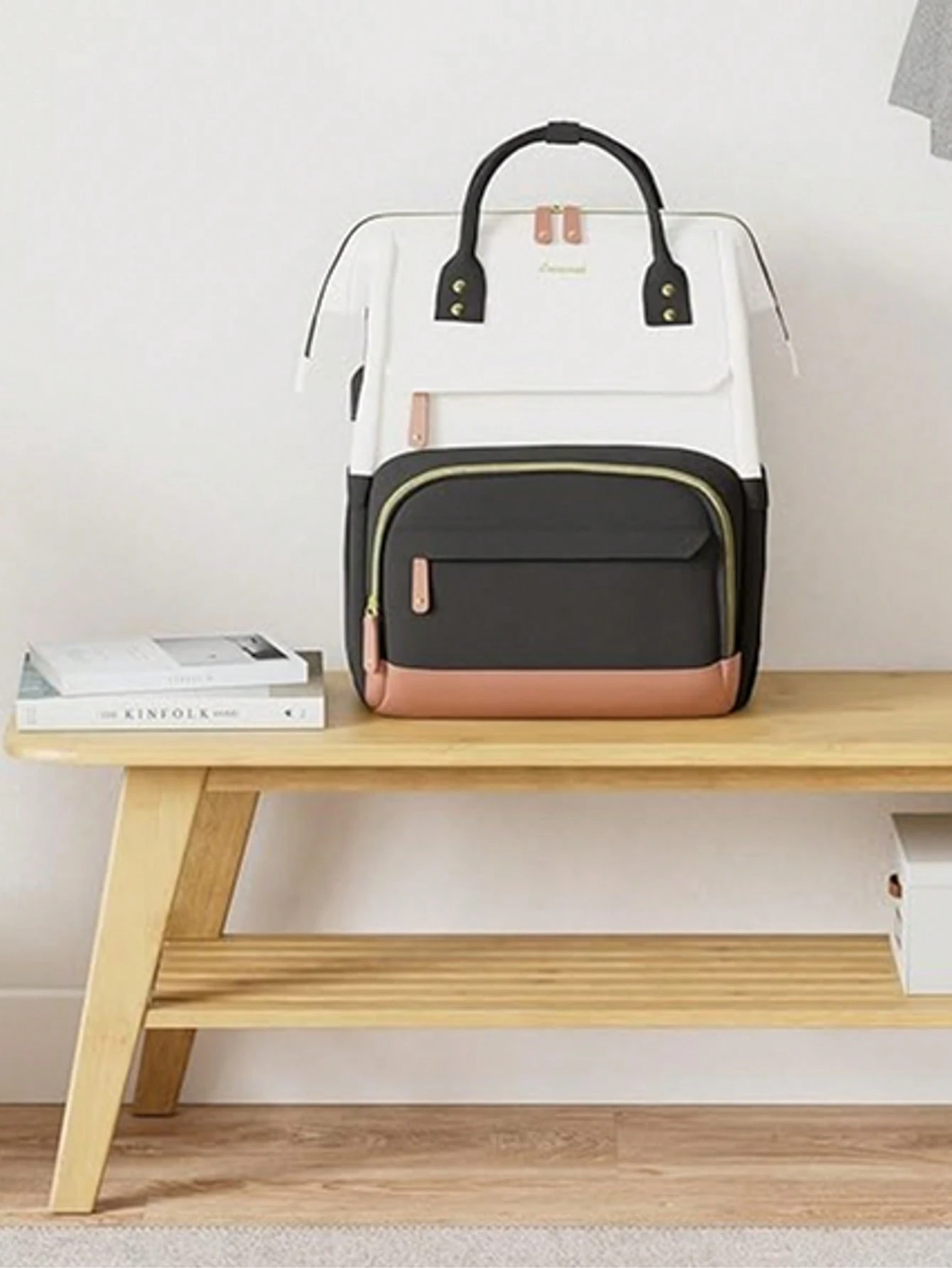 Sac à dos pour femme, sac à dos pour ordinateur portable 15,6 pouces, sac à dos étanche — vue 4