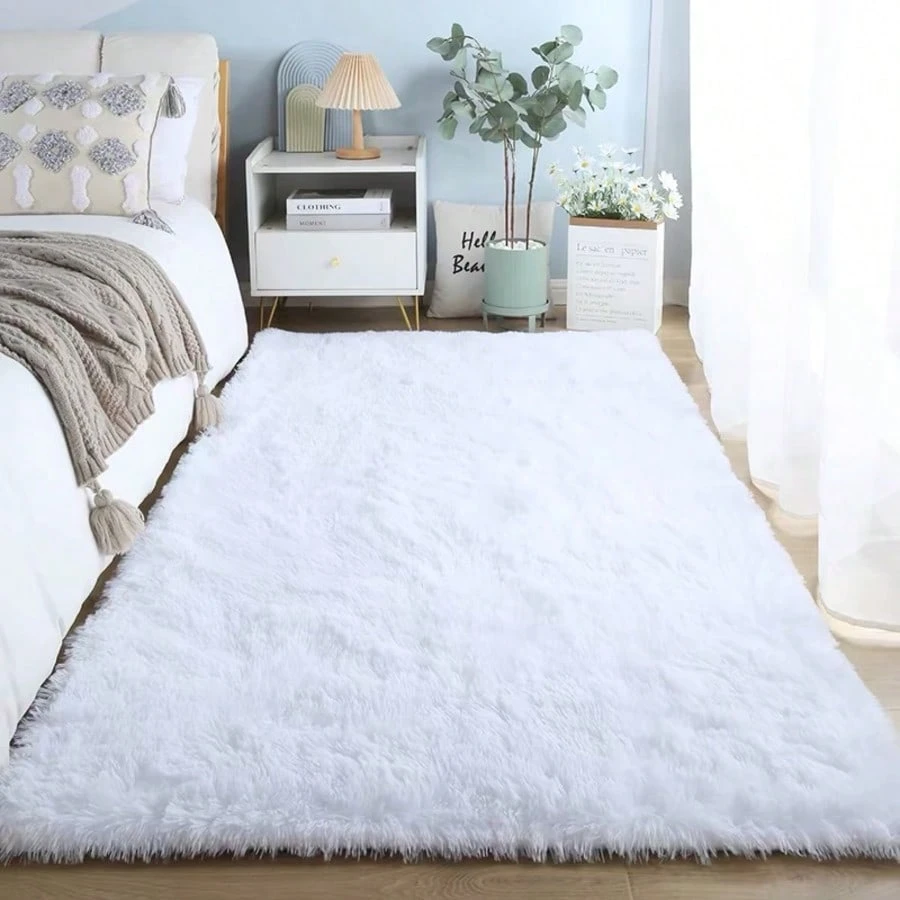 Tapis Tie-Dye, Tapis en peluche de polyester moderne, Décoration de la maison et de la — vue 2