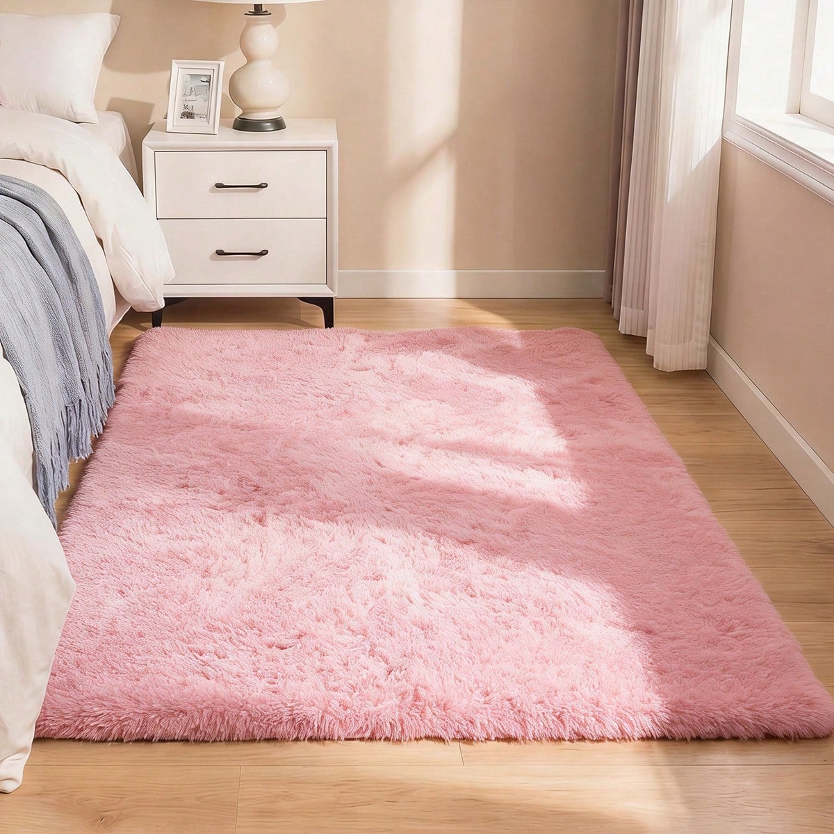 Tapis Tie-Dye, Tapis en peluche de polyester moderne, Décoration de la maison et de la — vue 3
