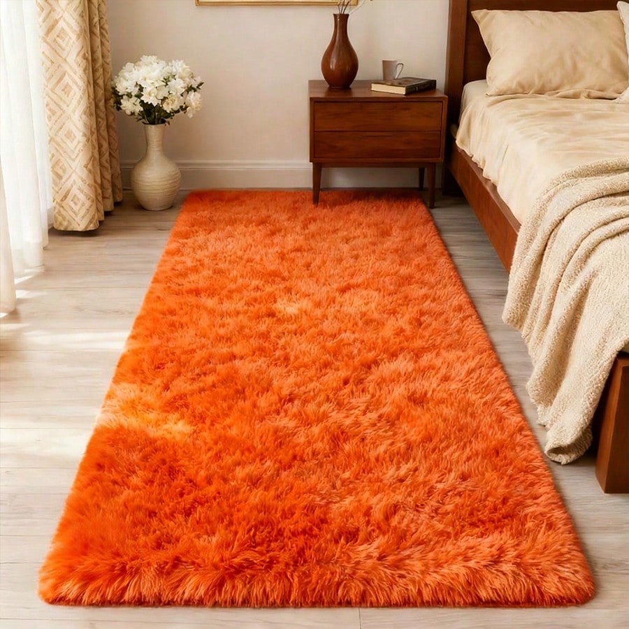 Tapis Tie-Dye, Tapis en peluche de polyester moderne, Décoration de la maison et de la — vue 9