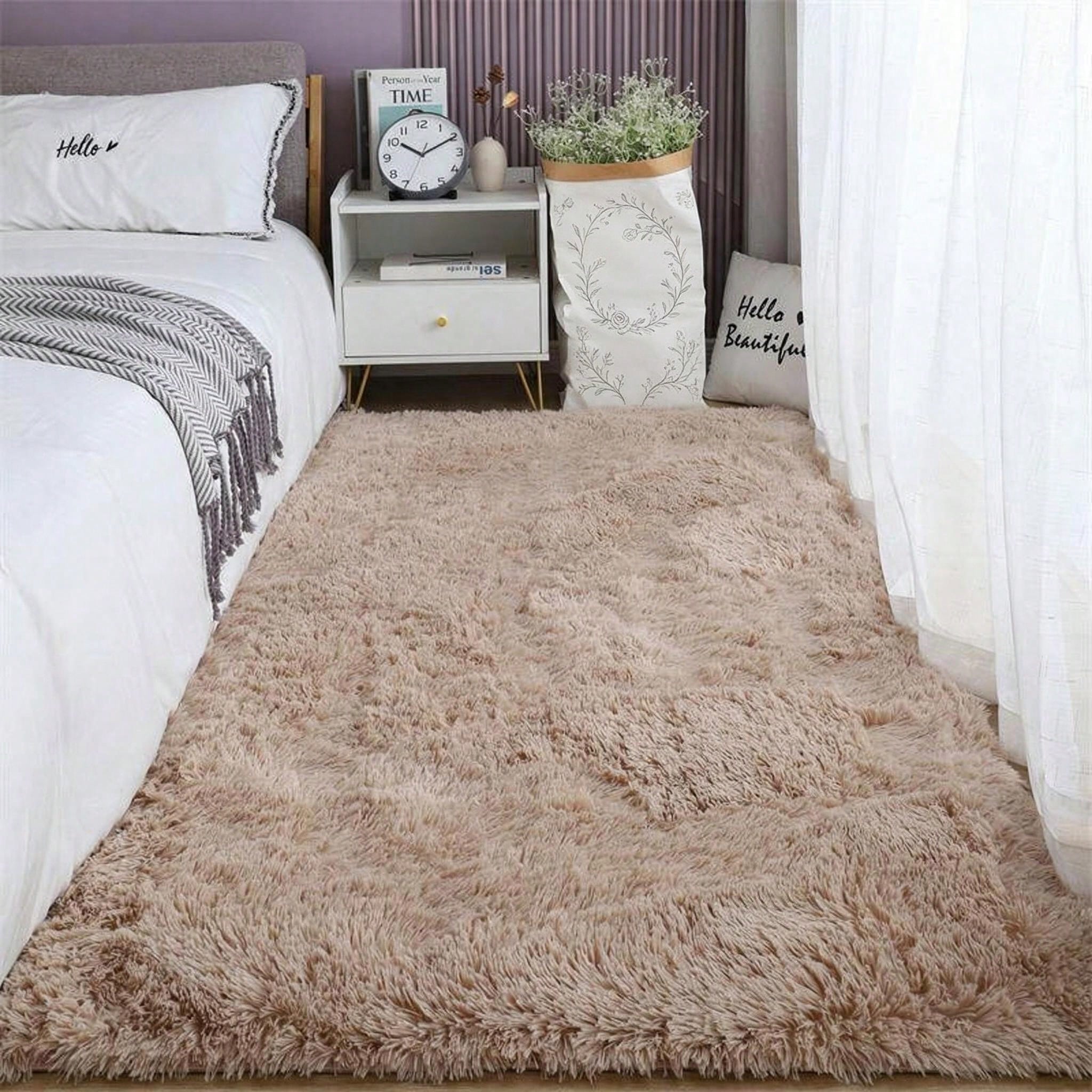 Tapis Tie-Dye, Tapis en peluche de polyester moderne, Décoration de la maison et de la — vue 8