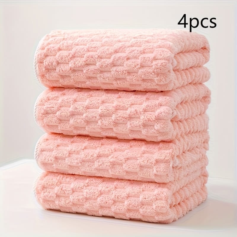 Parure 4 serviettes bain luxe super douces super absorbantes