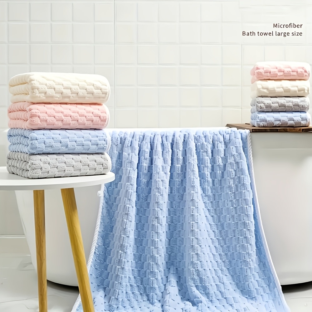 Parure 4 serviettes bain luxe super douces super absorbantes — vue 13