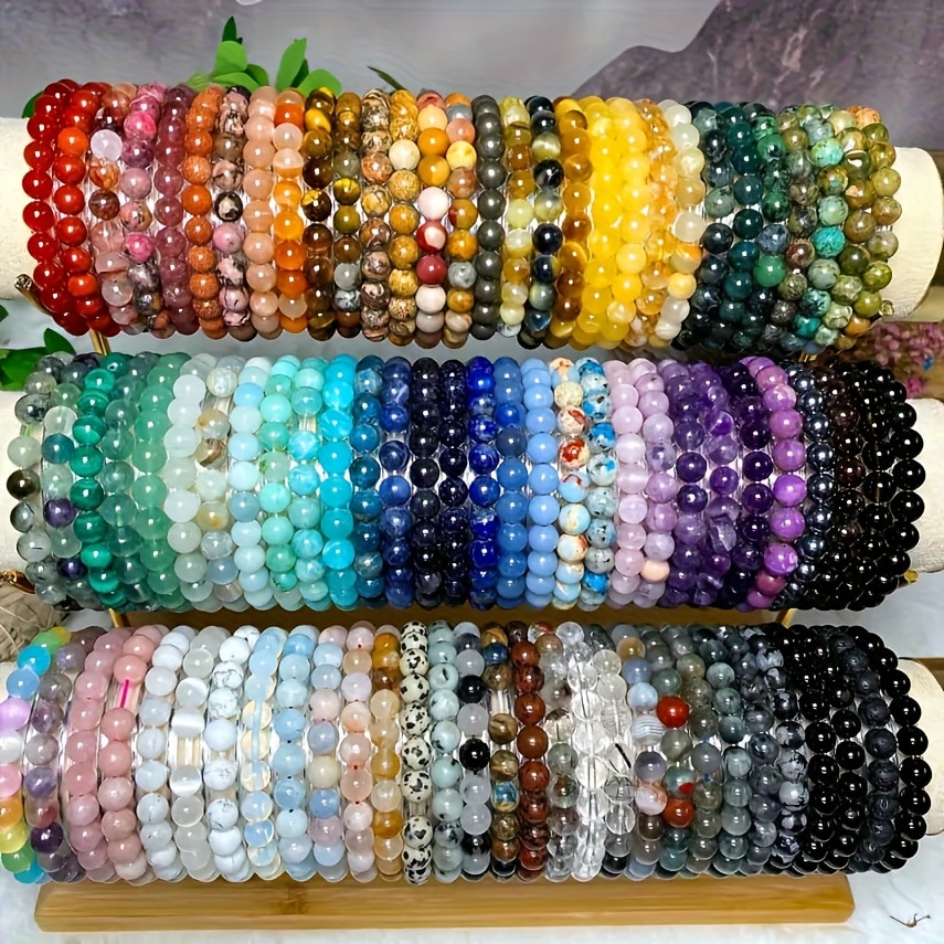 Ensemble 60 bracelets perlés main style bohème — vue 7