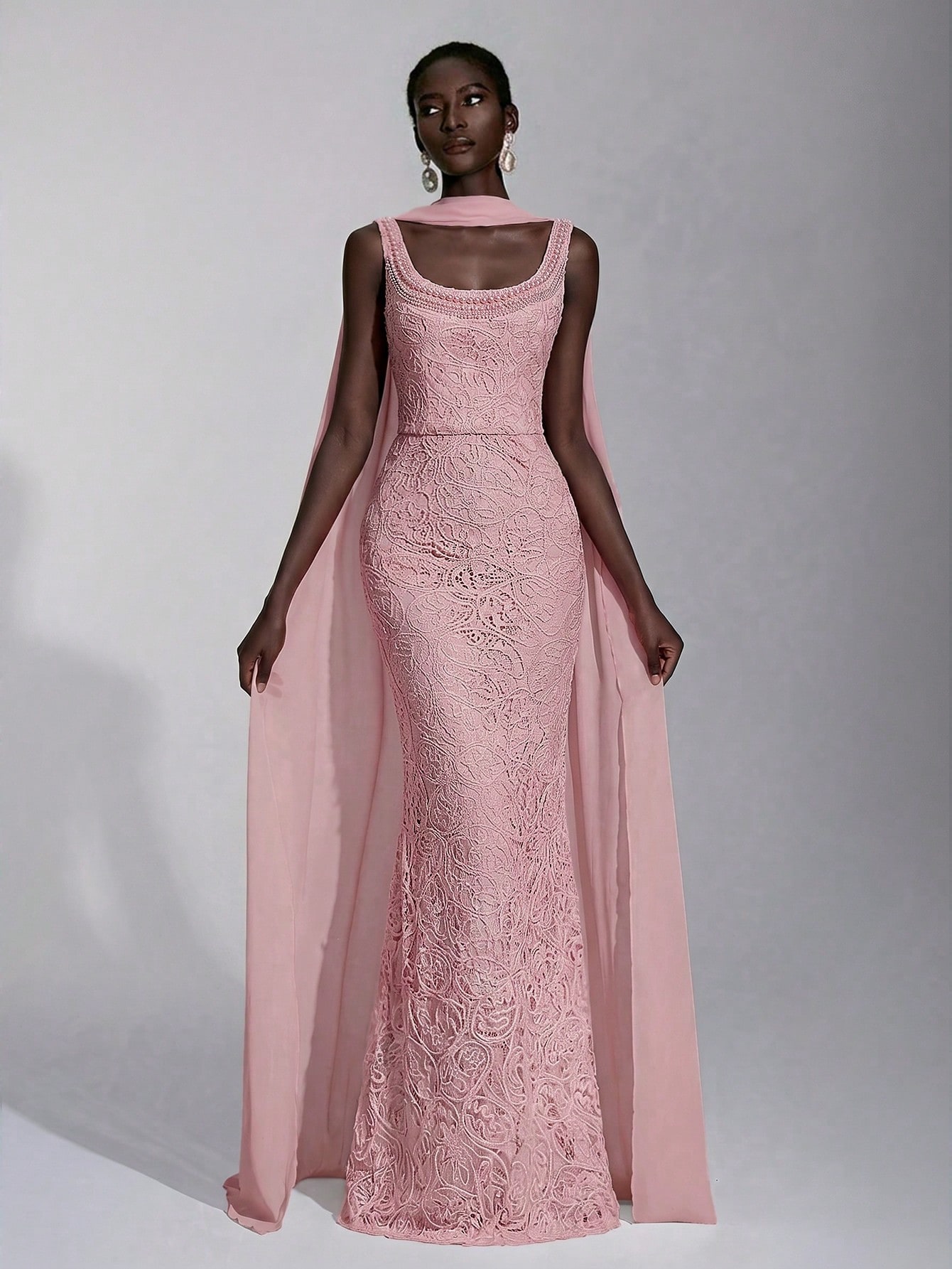 Elitara Robe de mariée blanche élégante d'automne pour mariage, soirée et fête formelle, — vue 2