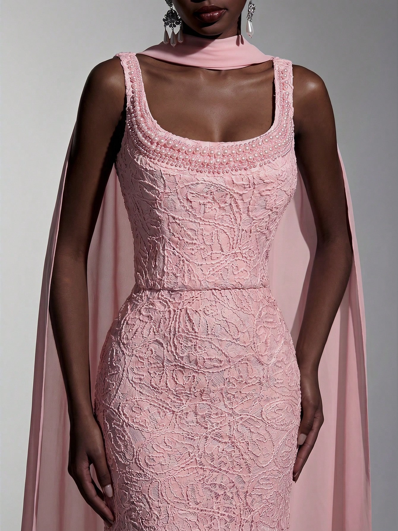 Elitara Robe de mariée blanche élégante d'automne pour mariage, soirée et fête formelle, — vue 12