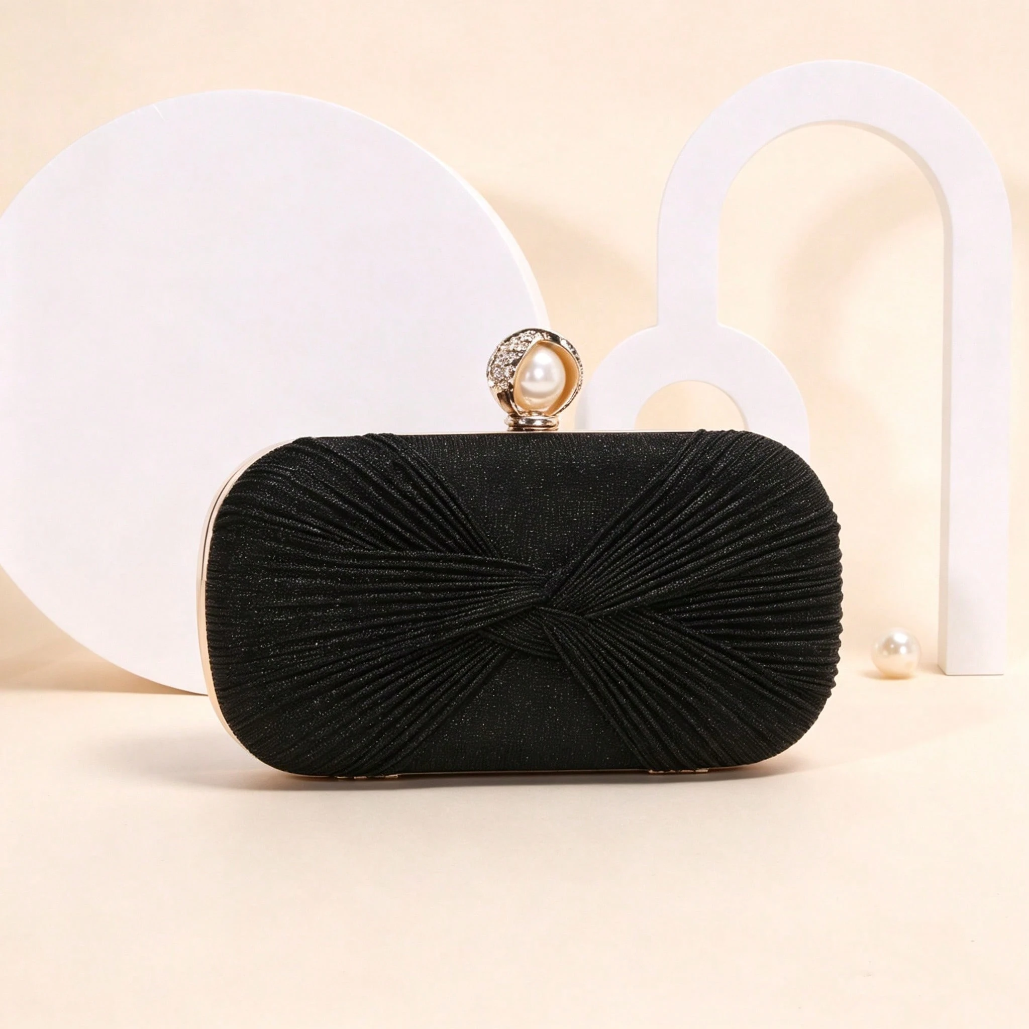 Sac de soirée mini plissé brillant élégant et à la mode — vue 8