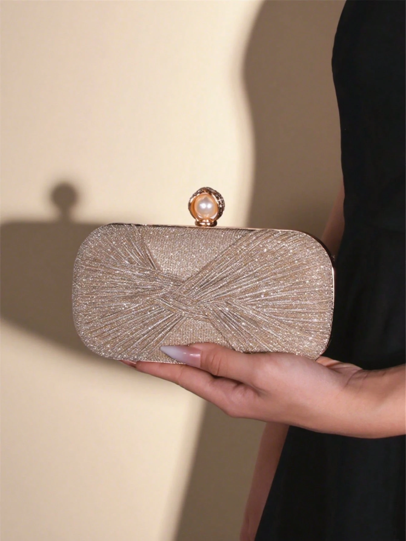 Sac de soirée mini plissé brillant élégant et à la mode — vue 7