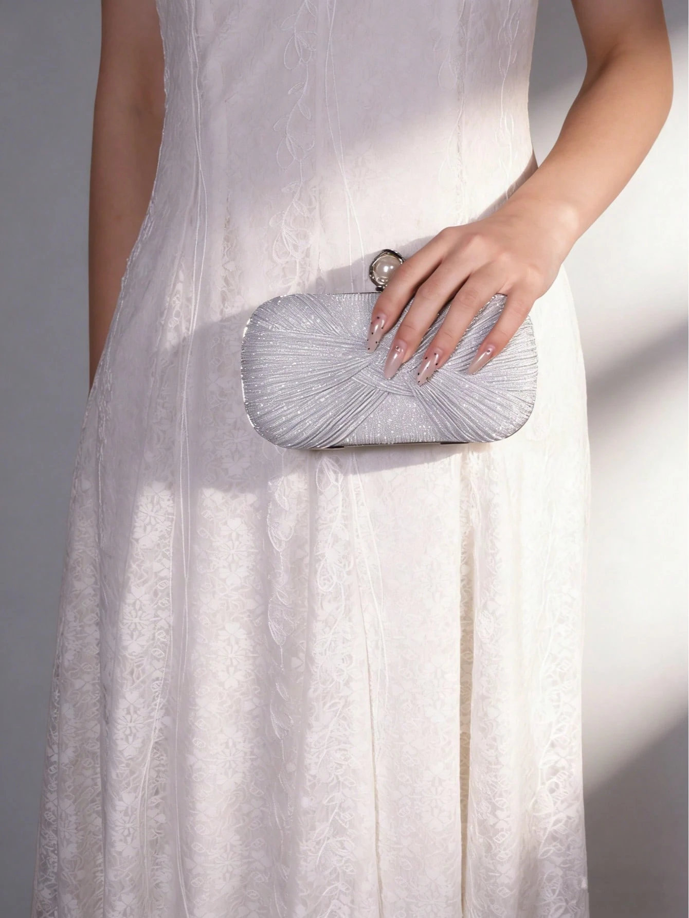Sac de soirée mini plissé brillant élégant et à la mode — vue 9
