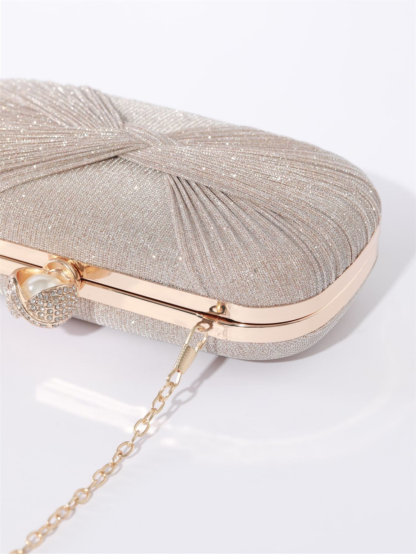 Sac de soirée mini plissé brillant élégant et à la mode — vue 10