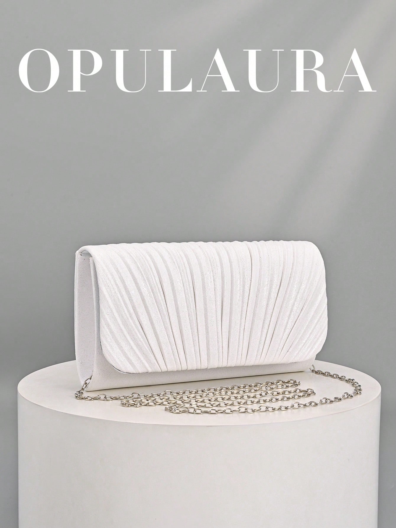 OpulAura mode Sac de soirée brillant et brillant à rabat, sac de soirée de luxe haut de — vue 2