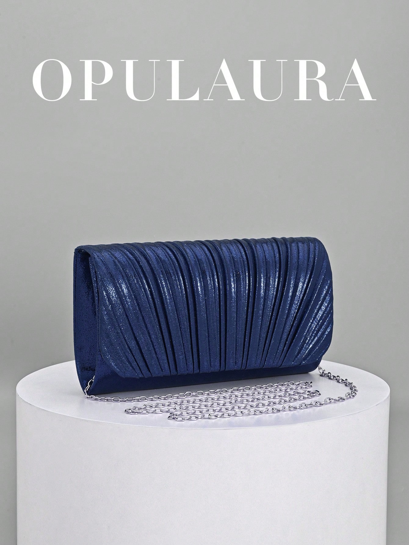 OpulAura mode Sac de soirée brillant et brillant à rabat, sac de soirée de luxe haut de — vue 4